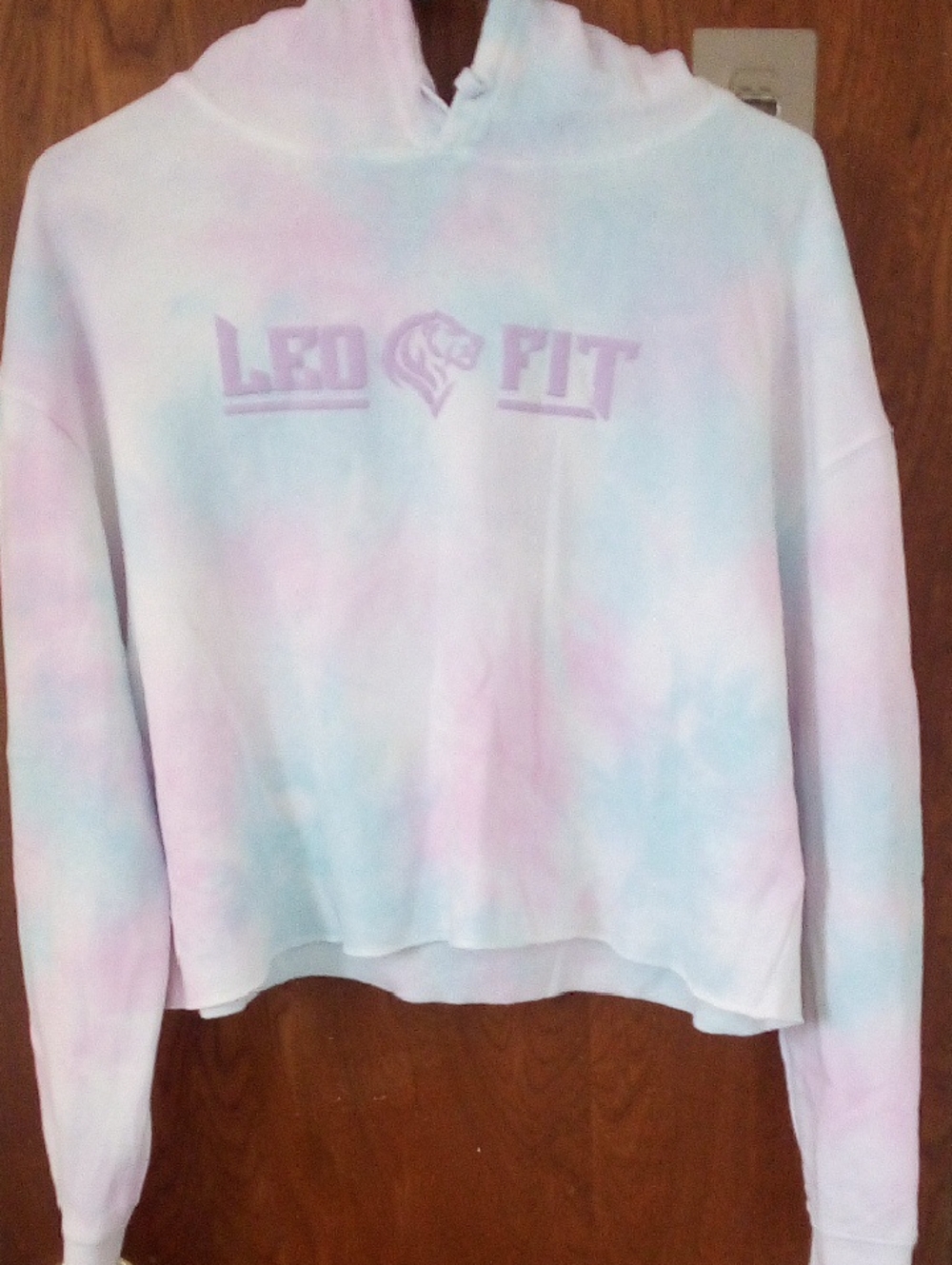 Zodiac Leo Tie Dyed Hoodie Sweatshirt, Size Small